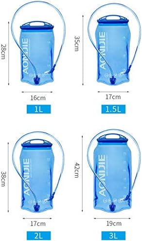 AONIJIE Leakproof Water Reservoirs for Backpacks/Running Vest Pack - 1L / 2L / 3L Hydration Bladder