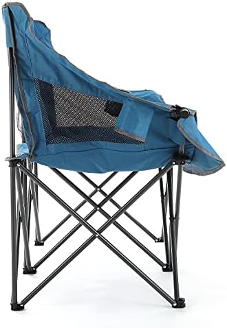 ARROWHEAD OUTDOOR Portable Folding Double Duo Camping Chair Loveseat w/ 2 Cup & Wine Glass Holder, Heavy-Duty Carrying Bag, Padded Seats & Armrests, Supports up to 650lbs, USA-Based Support