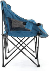 ARROWHEAD OUTDOOR Portable Folding Double Duo Camping Chair Loveseat w/ 2 Cup & Wine Glass Holder, Heavy-Duty Carrying Bag, Padded Seats & Armrests, Supports up to 650lbs, USA-Based Support