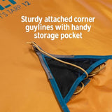 Kelty Noah’s Tarp Sun Shelter and Multi-Use Awning Rainfly, Portable Canopy UV Protection, Waterproof + Durable, 3 Sizes for Customized Pitch