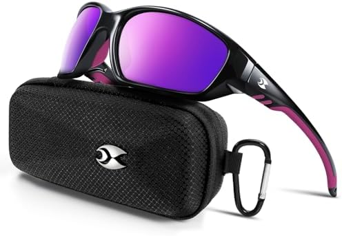 suoso Sports Polarized Sunglasses for Men: Womens UV400 Protection Sun Glasses Wrap Around Goggles for Fishing Driving TR90