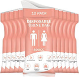 DIBBATU Disposable Urine Bag, 12/24 PCS Pee Bags for Travel for Women/Men, 800ML Emergency Portable Urinal Bag and Vomit Bags, Unisex Urinal Bag for Camping, Traffic Jams, Pregnant, Patient, Kids