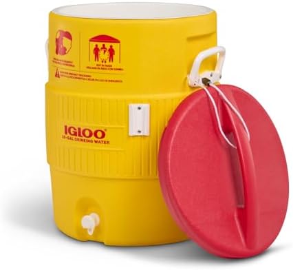 Igloo Sports Cooler Water Beverage Dispenser, Insulated 5 & 10 Gallon Water Cooler, Insulated Drink Dispenser with Spout, Portable Handwashing Stations