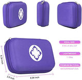 Car-Home Survival First-Aid Kit Emergency-Kit - Purple 273Piece Equipment Travel Supplies First Aid Set Home Essentials Camping Hiking YIDERBO