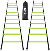 GHB Pro Agility Ladder Agility Training Ladder Speed 12 Rung 20ft with Carrying Bag