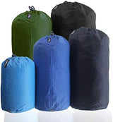 Frelaxy Stuff Sack Set 5-Pack (3L&5L&9L&15L&20L), Ultralight Ditty Bags with Dust Flap for Traveling Hiking Backpacking
