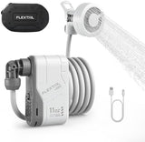 FLEXTAILGEAR MAX Shower Portable Shower for Camping, Rechargeable Outdoor Camping Shower, Portable Shower Pump with USB-C,Shower Pump for Hiking, Car wash, Pet Cleaning, Beach Vacations