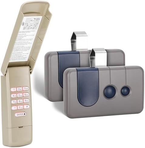 2 for Sears Craftsman Garage Door Remote 53680 139.53680 53681 139.53681 HBW1255 971LM, for RED/ORANGE Learn Button ONLY(1997-2005)1 for Garage Door Opener Keypad,877max G940EV-P2 CMXZDCG440 Universal