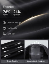 baleaf Women's Bermuda Long Shorts 9" Above Knee Length Quick Dry Lightweight Zipper Pockets Casual Summer Athletic UPF 50+