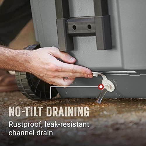 Coleman Classic Series Insulated Portable Wheeled Cooler, Leak-Resistant Outdoor Hard Cooler Keeps Ice up to 5 Days, 65-Quart