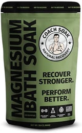 3 Pack Bundle: Coach Soak Recovery Bath Soak, Epsom Salt Bulk, Bath Salts Bulk, 3 Pack Bundle, Total of 9 Pounds (Eucalyptus, Lavender, Citrus)