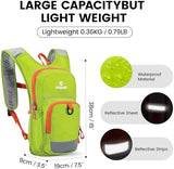Kids Hydration Backpack, Mini Water Backpack with 1.5L Water Bladder for Hiking Cycling Running