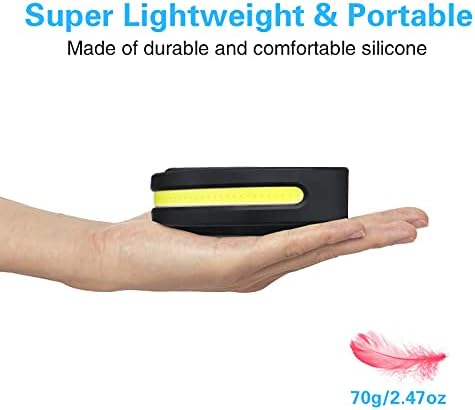 COSOOS Original 2 Rechargeable Headlamps, Bright LED Headlamp Flashlight 1000 Lumen, 230 ° Wide Beam & Spot Light, Motion Sensor, 2.4 oz Head Lamp with Clips for Hardhat, Camping, Hiking