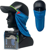UV Sun Protection Neck Drape Adjustable Multifunctional 2 in 1 Face Covering for Outdoor Fishing - Unisex