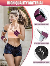 Wrist Ankle Weights Set of 2(1 lb/2 lbs Each) Adjustable Weights Training Intensity for Strength Training Walking Running Yoga Pilates Jogging for Women Men