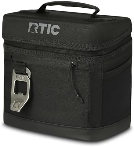 RTIC 6 Can Everyday Cooler, Soft Sided Portable Insulated Cooling for Lunch, Beach, Drink, Beverage, Travel, Camping, Picnic, for Men and Women
