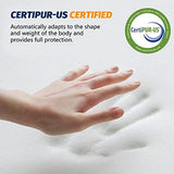 CYMULA Memory Foam Camping Mattress Pad, CertiPUR-US Sleeping Mat, Portable Roll Up Mattress for Adults, Camping Bed Pads for Sleepover, Car Bed with Travel Bag