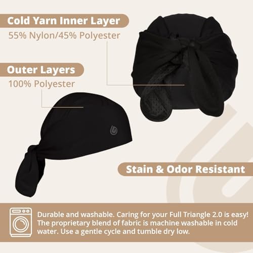 Full Triangle 2.0, Tri-Layer EvapoCOOL Ventilation Technology, Adjustable Tie Full Coverage Bandana