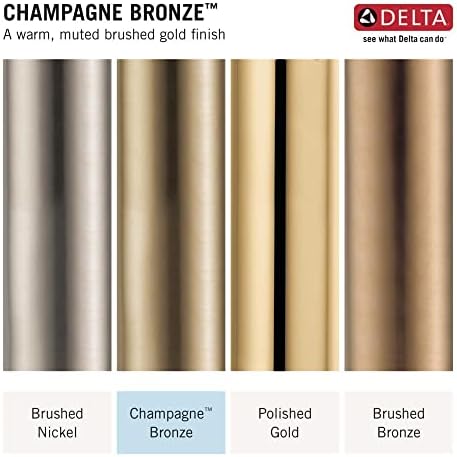 Delta Faucet Essa Pull Down Kitchen Faucet Gold with Pull Down Sprayer, Kitchen Sink Faucet for Kitchen Sink with Magnetic Docking Spray Head, Champagne Bronze 9113-CZ-DST