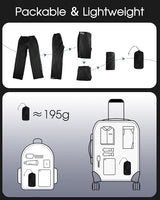 33,000ft Packable Rain Pants for Men Waterproof Hiking Pants Lightweight Rain Pants Outdoor Windproof Pant for Golf, Fishing