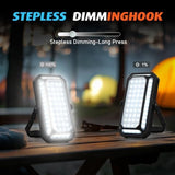 LED Camping Lantern Rechargeable, 10000mAh Portable Camping Lights up to 120+ Hours, 12 Light Modes, Dimmable, LCD Digital Display, Waterproof, Camping Essentials for Power Outages, Emergency