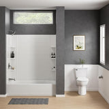 American Standard 5503B00B.020 Transitional Slow-Close Round Front Toilet Seat, White