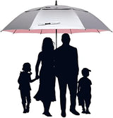 G4Free 47/54/62/68 Inch UV Protection Golf Umbrella Auto Open Vented Double Canopy Oversize Extra Large Windproof Sun Rain Umbrellas