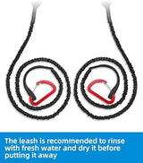 OCEANBROAD Kayak Paddle Leash Stretchable Strap Lanyard Rope for SUP Kayaking Boating Canoeing Fishing Pole Rod 5-7 Feet