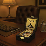 God's Path Compass – Communion & Confirmation Gift for Teenage Boys | Baptism Religious Gifts for Men, Christian, Catholic, Graduation | Sentimental & Inspirational Present – Greeting Card Included