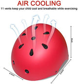 Kids Bike Helmet Ventilation & Adjustable Toddler Helmet for Ages 2-14 Kids Boys Girls Multi-Sport Helmet for Skateboard Roller Skateing Bicycle Scooter blance Bike