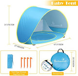 Sunba Youth Baby Pool Tent, UV Protection Infant Pop Up Sun Shelters Shade