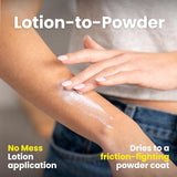 Whole Body Deodorant for Women by Super Fresh Lady Aluminum Free Powder Lotion for Privates and Body Stops Odor and Chafing Coconut Vanilla Scent 4 oz Tubes Twin Pack for Daily Feminine Care