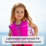 Limmys Premium Kids Swim Vest - Toddler Swim Jacket and Buoyancy Swimming Aid - Modern Design Swimming Vest for Boys, Girls and Babies - Drawstring Bag Included