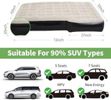 SUV Air Mattress,10inch Car Air Mattress for SUV,Camping Car Bed Mattress with External Pump Pillows Carry Bag