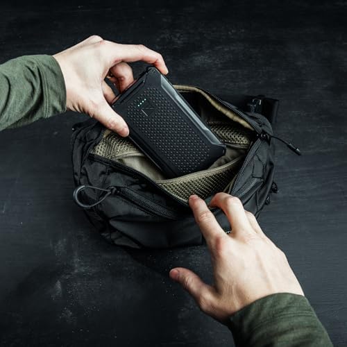 Eberlestock Bando Bag - Tactical Men's Fanny Pack w/Adjustable Waist Belt, Zippered Pockets, Compact Lightweight Belt Bag