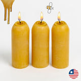 UCO 12-Hour Natural Beeswax Long-Burning Candles for UCO Candle Lanterns and Emergency Preparedness, Made in USA