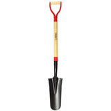 VNIMTI Spade Shovel,Transplanting Spade，Drain Spade,Spade Shovels for Digging,Sharp Shooter Shovel or Spade,45Inch,Steel D-Grip,Wooden Handle
