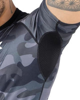 Kewlioo Men's Sauna Suit Shirt - Heat Trapping Sweat Compression Vest, Shapewear Top, Gym Exercise Versatile Shaper Jacket