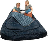 Kelty Tru.Comfort Doublewide 20 Degree Sleeping Bag – Two Person Synthetic Camping Sleeping Bag for Couples & Family Camping
