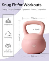 YOTTOY Soft Kettlebell,Kettlebell Anti-Slip Grip Weight for Home Workouts, Kettlebells Set Strength and Safety Guaranteed