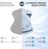 KastKing Ultimate Angler Neck Gaiter, UPF 50 Sun Mask, Sun Gaiters for Men & Women, Hydrocool Technology, Fishing, Hiking