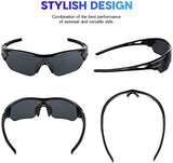 BEACOOL Polarized Sports Sunglasses for Men Women Youth Baseball Cycling Running Driving Fishing Golf Motorcycle TAC Glasses