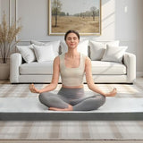 Memory Foam Camping Mattress Pad, CertiPUR-US Waterproof Portable Roll Up Mattress for Adults, Thick Floor Sleeping Mat Pad for Car Truck Tent with Travel Bag