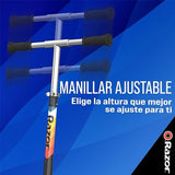 Razor A5 Lux Kick Scooter for Kids Ages 8+ - 8" Urethane Wheels, Anodized Finish Featuring Bold Colors and Graphics, for Riders up to 220 lbs