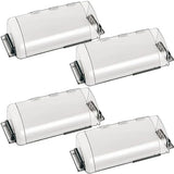 4 Pack Adjustable Air Vent Deflector, 9”-15” Transparent Deflector for Ceiling Registers, Floor, Sidewall (4)