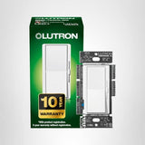 Lutron Diva LED+ Dimmer Light Switch for Dimmable LED, Halogen, and Incandescent Bulbs, 150 Watt, Single-Pole or 3-Way, DVCL-153P-WH, White