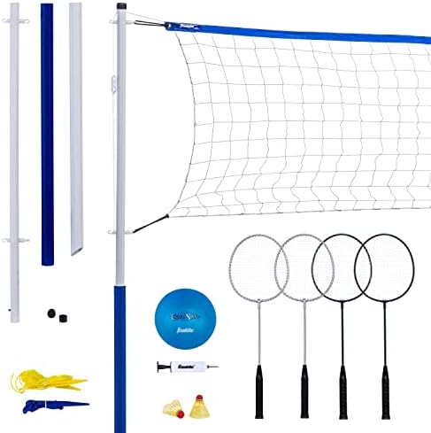 Franklin Sports Volleyball and Badminton Set