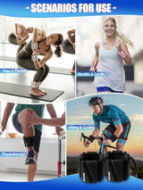 Wrist Ankle Weights Set of 2(1 lb/2 lbs Each) Adjustable Weights Training Intensity for Strength Training Walking Running Yoga Pilates Jogging for Women Men