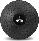 ProsourceFit Slam Medicine Balls 5, 10, 15, 20, 25, 30, 50lbs Smooth and Tread Textured Grip Dead Weight Balls for Strength and Conditioning Exercises, Cardio and Core Workouts