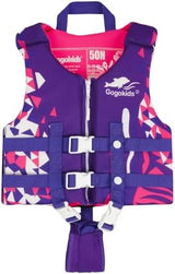 Gogokids Toddler Swim Vest, Kids Float Jacket for 20-30-40-50 lbs Girls and Boys, Float Swimwear with Duel Adjustable Safety Strap, for 2-9 Year Old Children